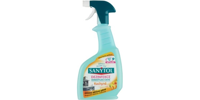 SANYTOL Dezinfekce odmašťující čistič kuchyně 500 ml NEW                                                                                                                                                                                                  